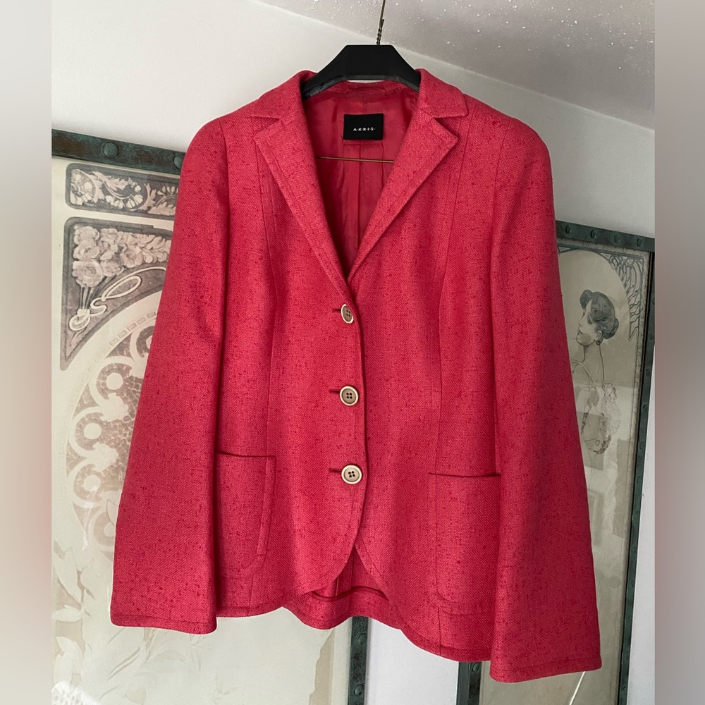 AKRIS Blazer 💘 size 10 Silk & Cashmere